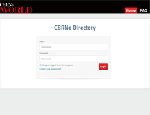 Tablet Screenshot of cbrnedirectory.com